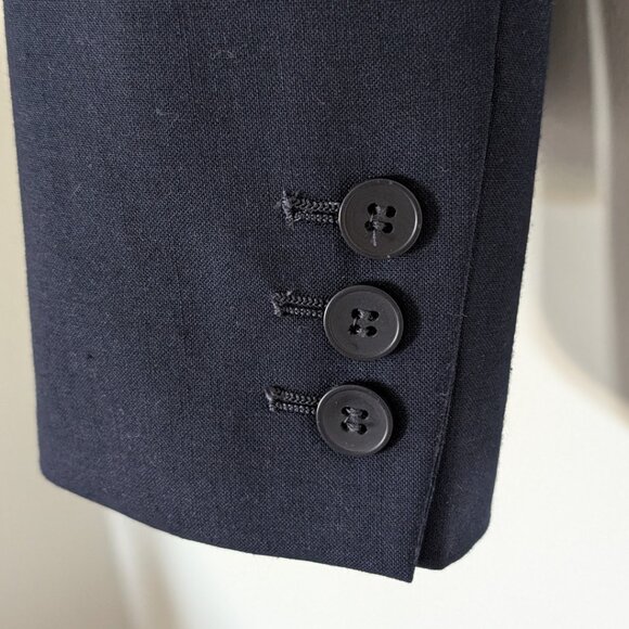 JONES NEW YORK Navy Blazer/Jacket Stretch Women's Size 6 - Picture 5 of 11